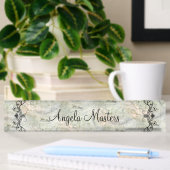 Classy Dames Monogram Stone Pattern Executive Naambordje