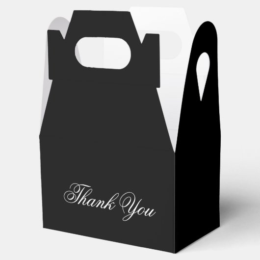 Classy Dank u Favor Box Bedankdoosjes (Geopend)