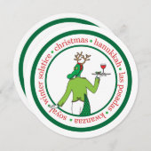 Classy DEI Holiday Kaart (Voorkant / Achterkant)