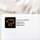 Classy Dentist Office - Étiquette d'adresse de ret (En situation)