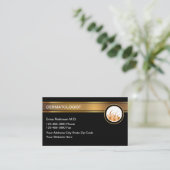 Classy Dermatologist Dermatologie Visitekaartjes (Staand voorkant)
