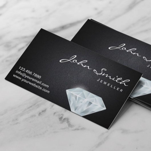 Classy Diamond Jeweler Dark Visitekaartje