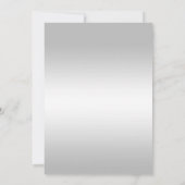 Classy Diamonds & Flowers Birthday Bedankkaart (Achterkant)