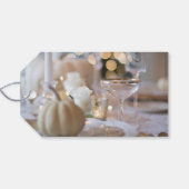 Classy Dinner Party Fancy plaats instelling Dank u Cadeaulabel (Achterkant Horizontaal)