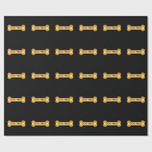 Classy Dog Bone-ontwerp Cadeaupapier (Vlak)