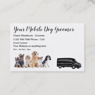 Classy Dog Grooming Mobile Service Visitekaartje