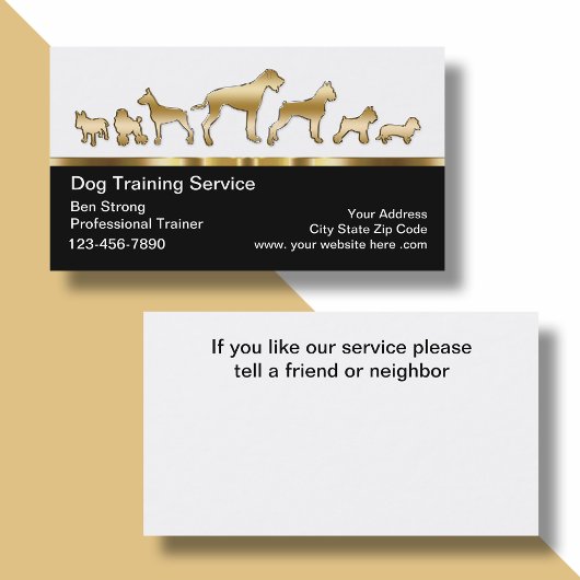 Classy Dog Trainer Visitekaartjes
