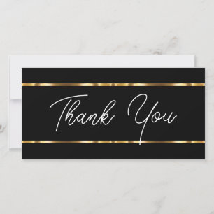 Classy Double Side Flat Business Merci Cartes