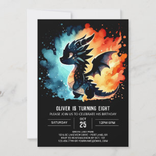 Classy Dragon Birthday Kaart