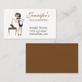 Classy Dusting Maid House Cleaning Service Visitekaartje (Voorkant / Achterkant)