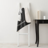 Classy Eagle Portrait | Jouw namen toevoegen Sherpa Deken (In situ)