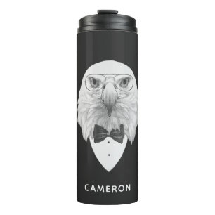 Classy Eagle Portrait Jouw namen toevoegen Thermosbeker