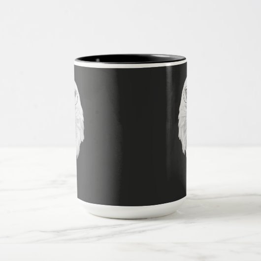 Classy Eagle Portrait Mok (Midden)