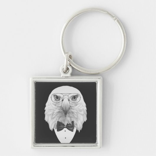 Classy Eagle Portrait Sleutelhanger (Voorkant)