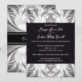 Classy Elegance Wedding Invitation Kaart (Voorkant / Achterkant)