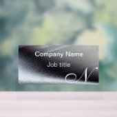 Classy Elegant aangepaste naam Acryl Bord (Neutraal)
