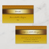 Classy Elegant Damask Professional Visitekaartje (Voorkant / Achterkant)