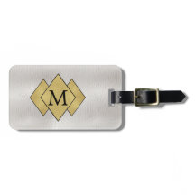 Classy Elegant Gepersonaliseerde Faux White Leathe