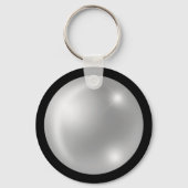 Classy Elegant Klasse Jaar Graduation Cap Sleutelhanger (Achterkant)