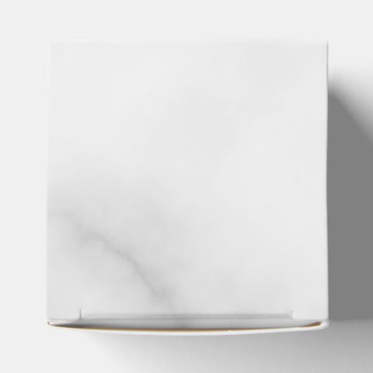 Classy Elegant Marble Wedding Bedankdoosjes (Bovenkant)