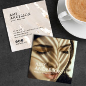 Classy Elegant Moderne Luxe Gouden Fotobehang Vierkante Visitekaartje