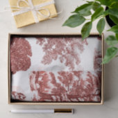 Classy Elegant Rustic Red Horses Country Toile Tissuepapier (Geschenk)