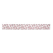 Classy Elegant Rustiek Roze Paarden Country Toile Lint (Voorkant)