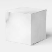 Classy Elegant White Marble Pattern Bedankdoosjes (Voorkant Zijde)