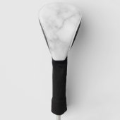 Classy Elegant White Marble Pattern Golfheadcover (Voorkant)