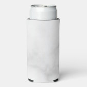 Classy Elegant White Marble Pattern Koelbox (Seltzer Achterkant)