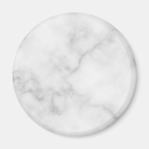 Classy Elegant White Marble Pattern Magneet
