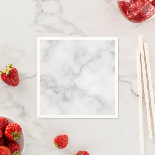 Classy Elegant White Marble Pattern Servet (Insitu)
