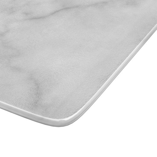 Classy Elegant White Marble Pattern Snijplank (Hoek)
