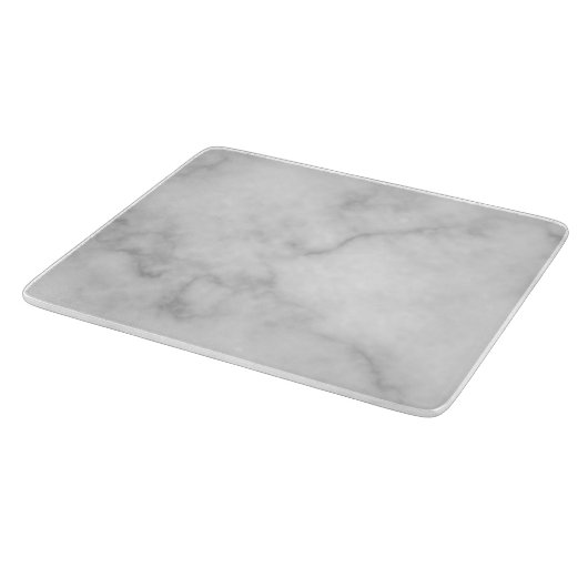 Classy Elegant White Marble Pattern Snijplank (Hoek)