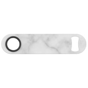 Classy Elegant White Marble Pattern Speed Flessenopener