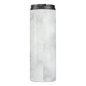 Classy Elegant White Marble Pattern Thermosbeker (Achterkant)