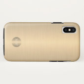 Classy elegante zakelijke professionele gouden mon Case-Mate iPhone case (Achterkant (horizontaal))