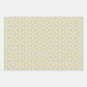 Classy en Bold Gold Geometric Inpakpapier Vel (Voorkant 2)