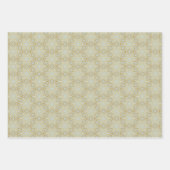 Classy en Bold Gold Geometric Inpakpapier Vel (Voorkant)