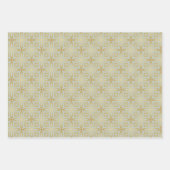 Classy en Bold Gold Geometric Inpakpapier Vel (Voorkant 3)