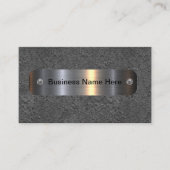 Classy en koele bouwmuur visitekaartje (Voorkant)