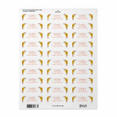 Classy en rustiek etiket (Full Sheet)