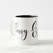 Classy- en Sassy-Mok Tweekleurige Koffiemok (Voorkant links)