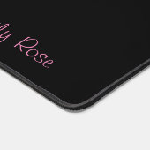 Classy en Trashy Pink Rose gepersonaliseerd Bureaumat (Hoek)