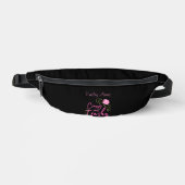 Classy en Trashy Pink Rose gepersonaliseerd Heuptasje (Voorkant)