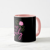 Classy en Trashy Pink Rose Mok (Voorkant rechts)