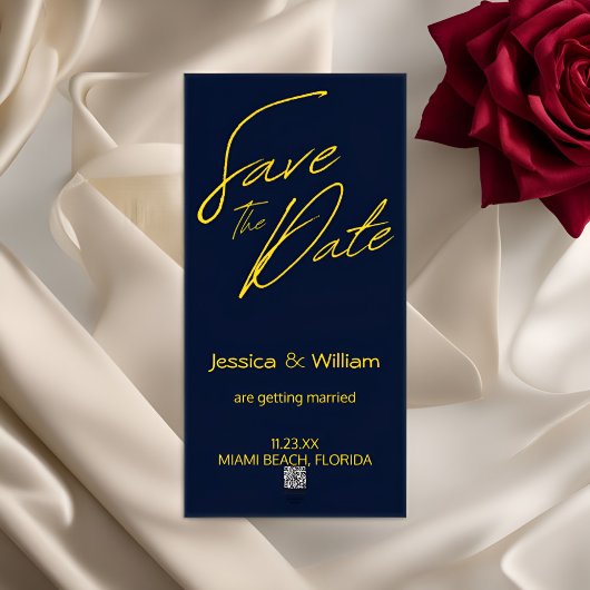 Classy Enregistrer la date Invitation Capturer not