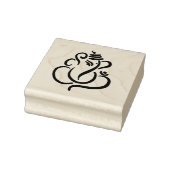 Classy etnische Ganesha | Indiase God Tekening Rubberstempel (Stempel)