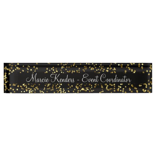Classy Event Coordinator Desk Plaque Naambordje (Voorkant)