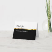 Classy Executive Business bedankkaarten Bedankkaart (Voorkant)